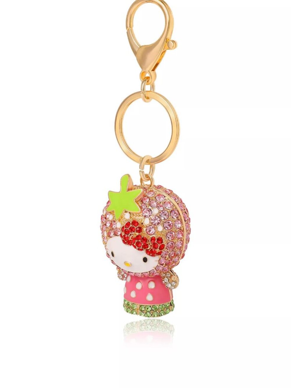 Sanrio x Strawberry Shortcake Crystal Keychain